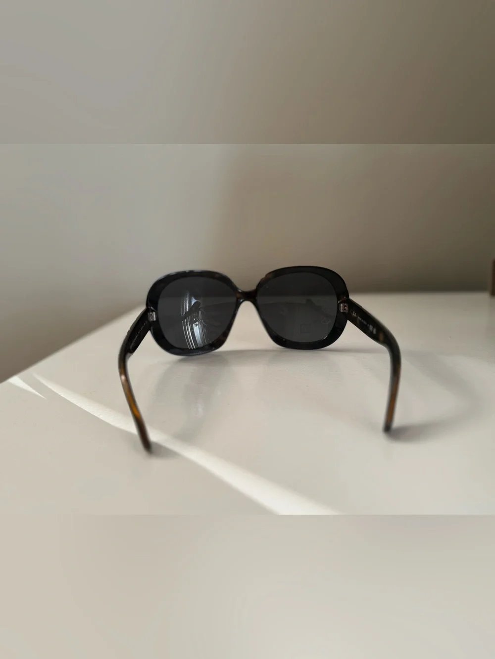 Ray-Ban Jackie Ohh II - Polished Light Havana Frame & Green Solid Classic Lens